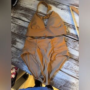 Aerie Tan Bikini Set